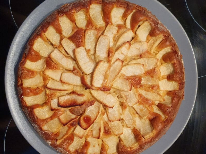 Cliquez pour zoomer ! Gâteau aux pommes et mascarpone Thermomix par laura1403