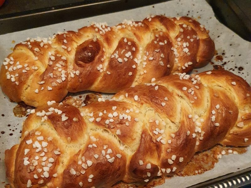 Cliquez pour zoomer ! Brioche tressée à la mie filante Thermomix par laura1403