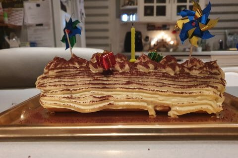 Cliquez pour zoomer ! Bûche Tiramisu Thermomix par marco31