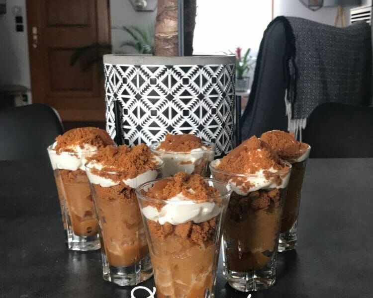Cliquez pour zoomer ! Verrines pommes caramel et spéculoos Thermomix par lovetiff