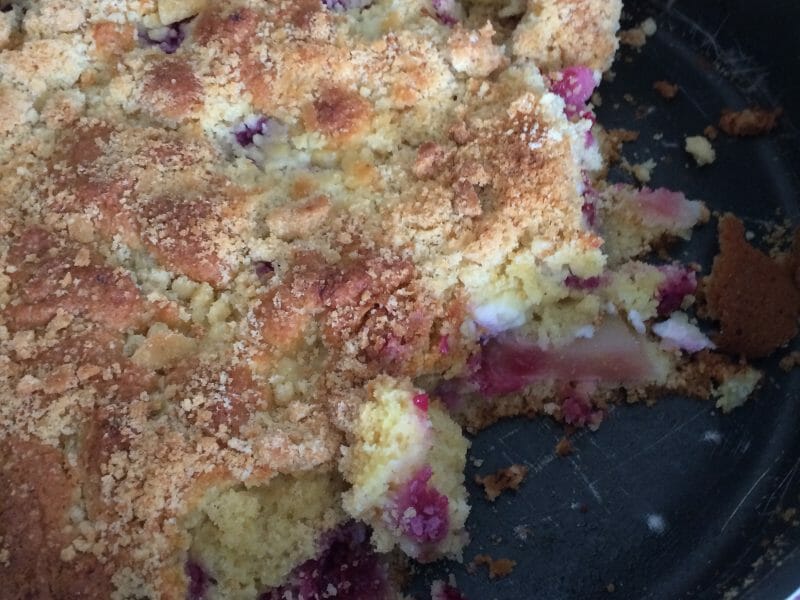 Cliquez pour zoomer ! Gâteau poires, framboises et ricotta Thermomix par kikoo44