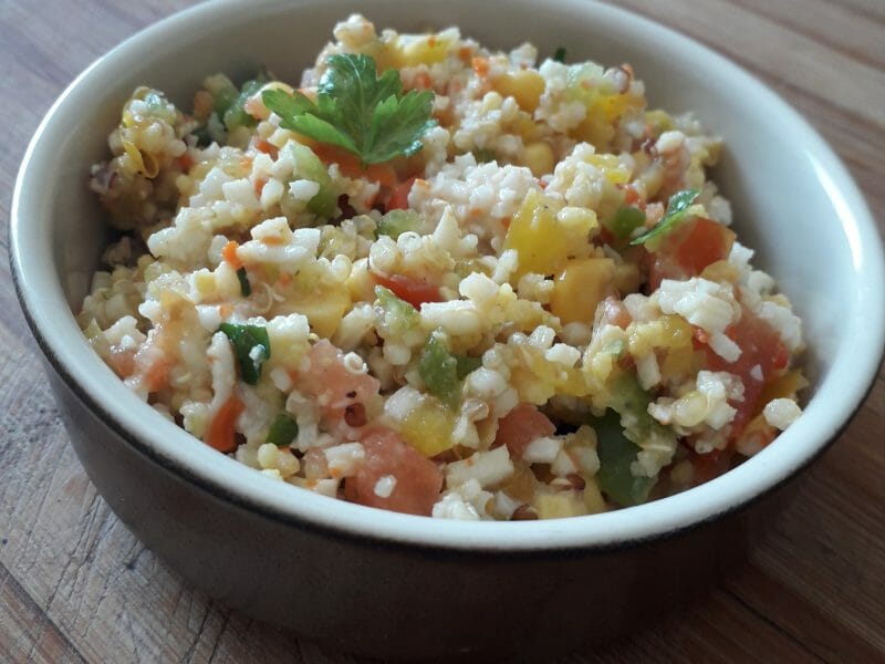 Cliquez pour zoomer ! Salade de couscous façon taboulé Thermomix par manujny