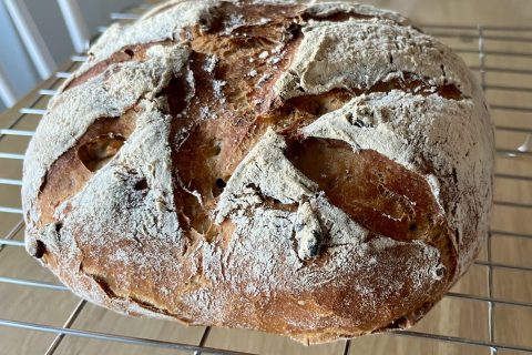 Cliquez pour zoomer ! Pain à la bière et aux noix Thermomix par marine1954