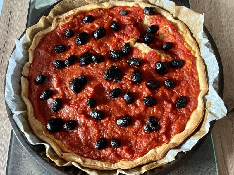 Cliquez pour zoomer ! Tarte brandade et tomate Thermomix par marine1954