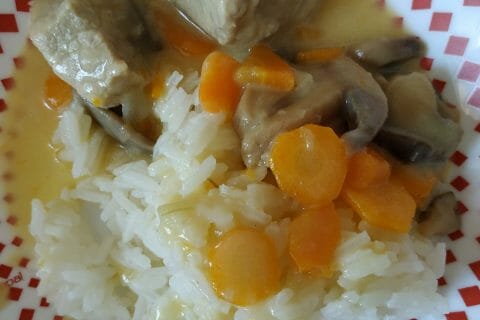 Cliquez pour zoomer ! Filet mignon façon blanquette au Thermomix