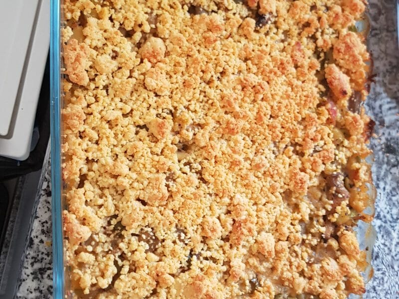 Cliquez pour zoomer ! Crumble aux légumes provençaux Thermomix par igrouche