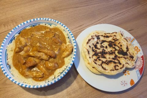 Cliquez pour zoomer ! Naans au fromage au Thermomix