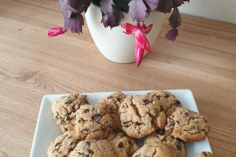 Cliquez pour zoomer ! Cookies au pain rassis et pépites de chocolat au Thermomix