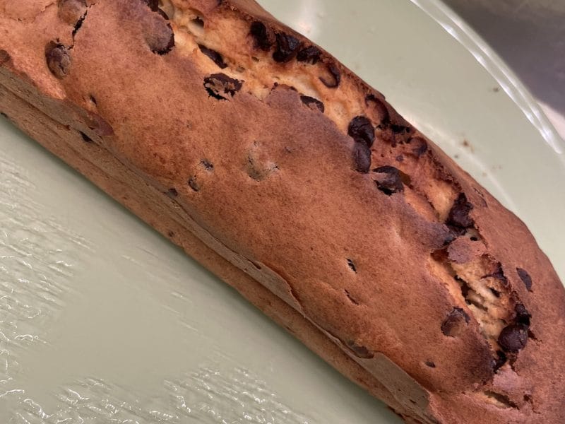 Cliquez pour zoomer ! Cake banane et pépites de chocolat Thermomix par maissanala