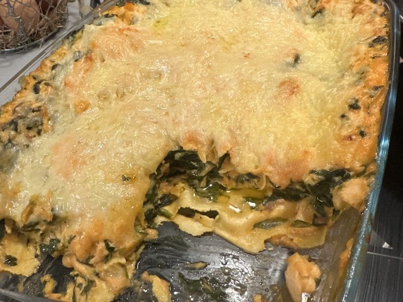 Cliquez pour zoomer ! Lasagnes au saumon et aux épinards Thermomix par maissanala