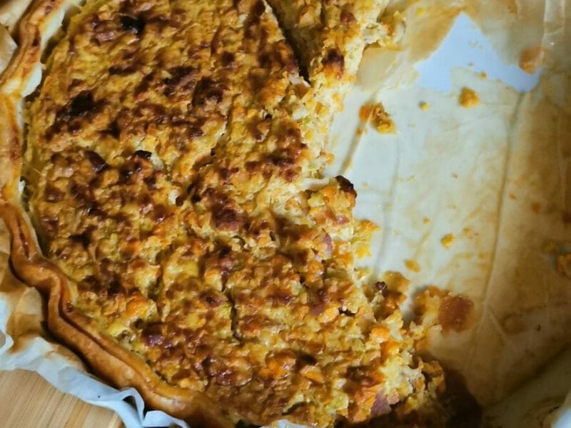 Cliquez pour zoomer ! Tarte courgettes et carottes Thermomix par kiki11