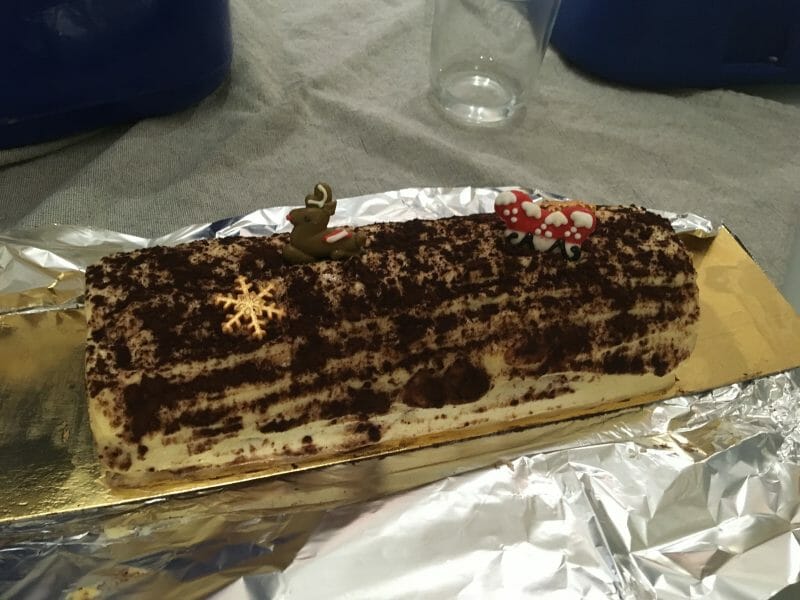 Cliquez pour zoomer ! Bûche Tiramisu Thermomix par cam17