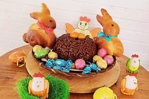 Cliquez pour zoomer ! Brioches lapin de Pâques Thermomix par caprice974