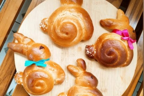 Cliquez pour zoomer ! Brioches lapin de Pâques Thermomix par caprice974