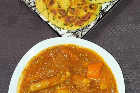 Cliquez pour zoomer ! Naans à l’ail et à la coriandre Thermomix par caprice974