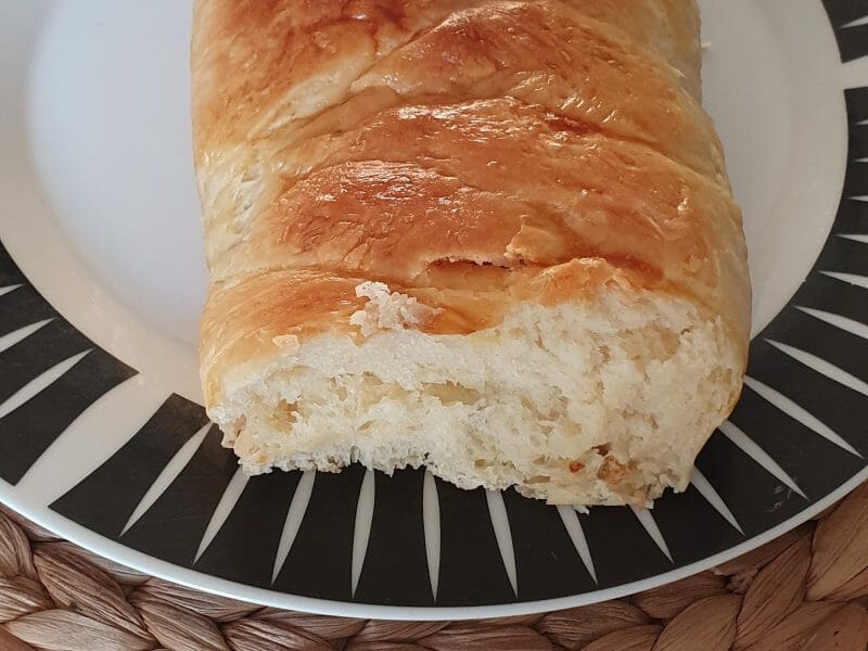 Cliquez pour zoomer ! Brioche tressée à la mie filante Thermomix par Célia.o7