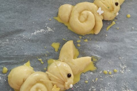 Cliquez pour zoomer ! Brioches lapin de Pâques Thermomix par lilou0808