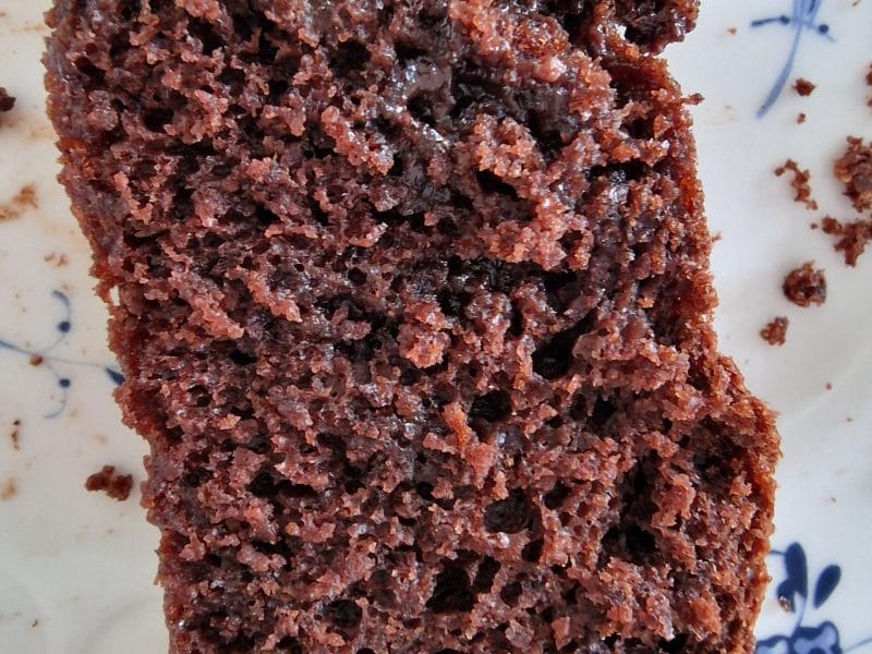 Cliquez pour zoomer ! Cake au chocolat et à la banane Thermomix par lilou0808