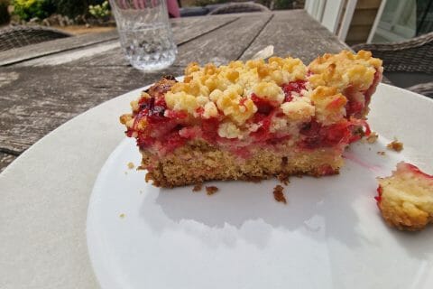 Cliquez pour zoomer ! Tarte aux groseilles façon crumble Thermomix par lilou0808