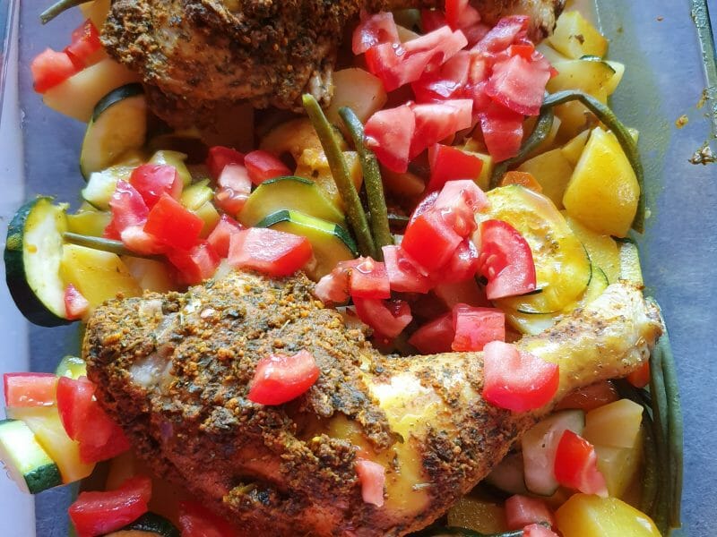 Cliquez pour zoomer ! Poulet rôti à la Marocaine Thermomix par chacha92