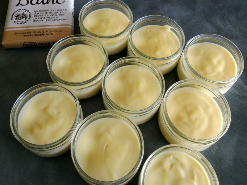 Cliquez pour zoomer ! Crème dessert au chocolat blanc Thermomix par fofiie85
