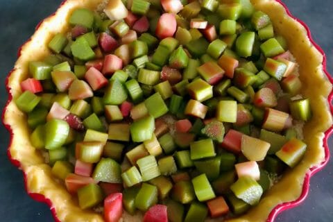 Cliquez pour zoomer ! Tarte à la rhubarbe Thermomix par fofiie85