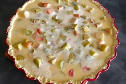 Cliquez pour zoomer ! Tarte à la rhubarbe Thermomix par fofiie85