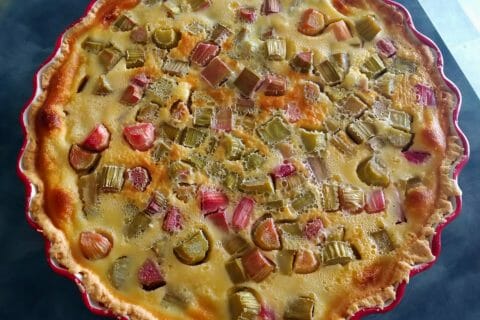 Cliquez pour zoomer ! Tarte à la rhubarbe Thermomix par fofiie85