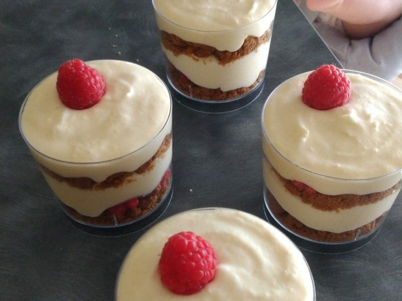 Cliquez pour zoomer ! Tiramisu aux framboises et spéculoos Thermomix par fofiie85