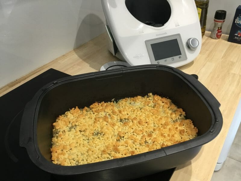 Cliquez pour zoomer ! Crumble poulet, courgettes et parmesan Thermomix par colnem86