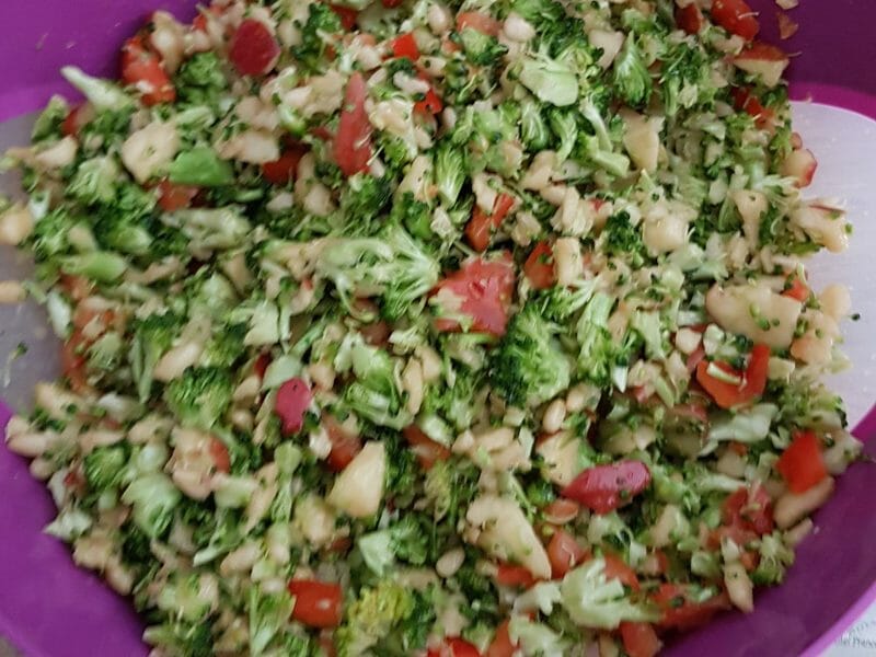 Cliquez pour zoomer ! Salade de brocolis Thermomix par marion7025