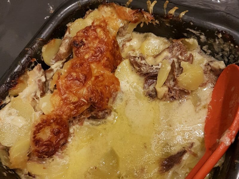 Cliquez pour zoomer ! Gratin dauphinois au confit de canard Thermomix par neness2coco