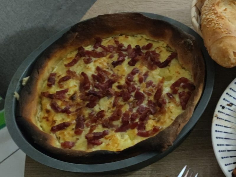 Cliquez pour zoomer ! Zwiebelkuchen – gâteau aux oignons Thermomix par mandzel