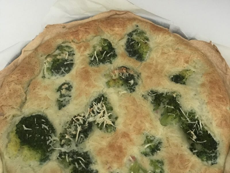 Cliquez pour zoomer ! Tarte aux brocolis et roquefort Thermomix par Chabine09