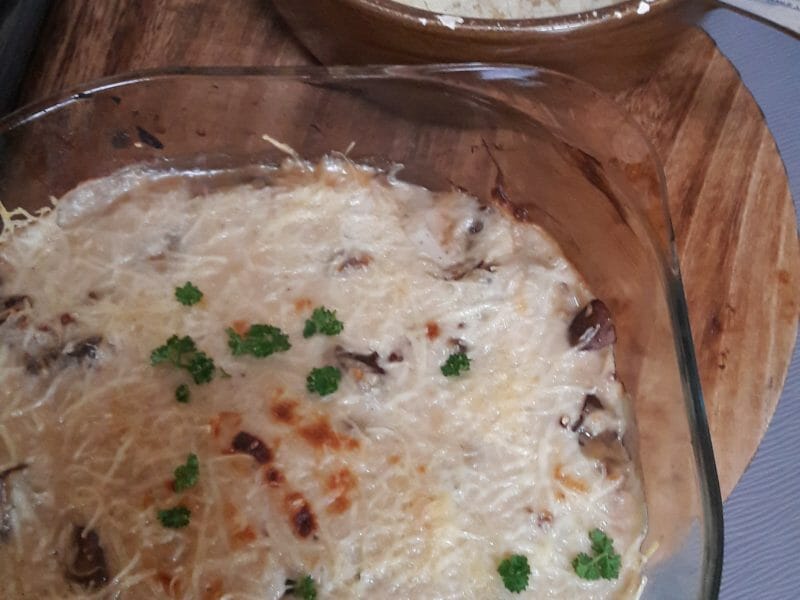 Cliquez pour zoomer ! Cassolettes de champignons aux petits lardons Thermomix par nana050569