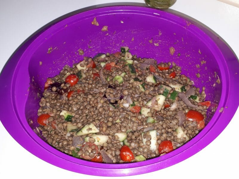 Cliquez pour zoomer ! Salade de lentilles Thermomix par aurore86fg