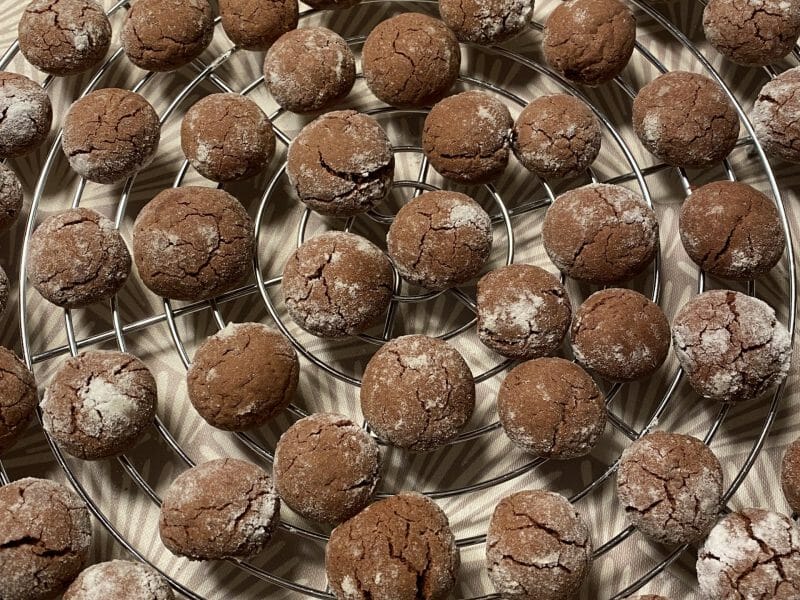 Cliquez pour zoomer ! Craquelés au chocolat Thermomix par evalucie