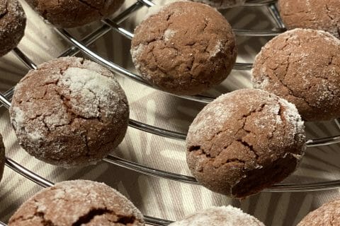 Cliquez pour zoomer ! Craquelés au chocolat Thermomix par evalucie
