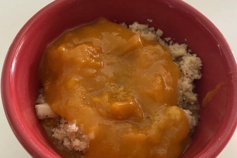 Cliquez pour zoomer ! Crumble aux abricots Thermomix par evalucie