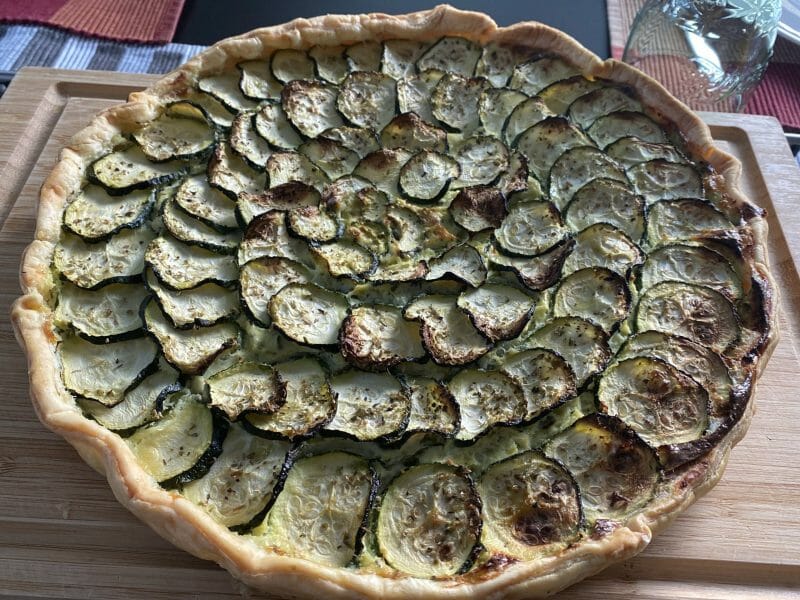 Cliquez pour zoomer ! Tarte courgettes et ricotta Thermomix par evalucie