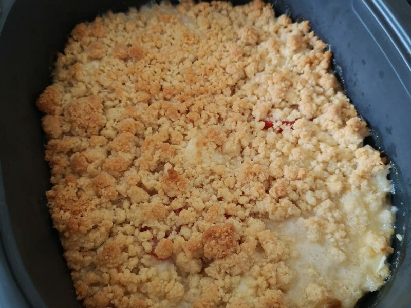 Cliquez pour zoomer ! Crumble courgettes, chèvre et lardons Thermomix par Allison-M