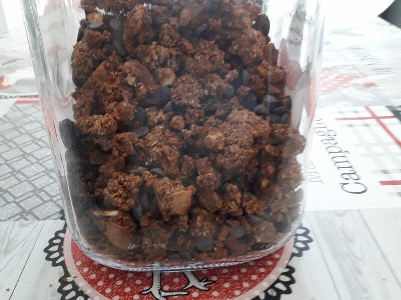 Cliquez pour zoomer ! Granola au chocolat Thermomix par briguette