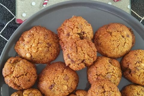 Cliquez pour zoomer ! Cookies au pain rassis et pépites de chocolat Thermomix par fanie47