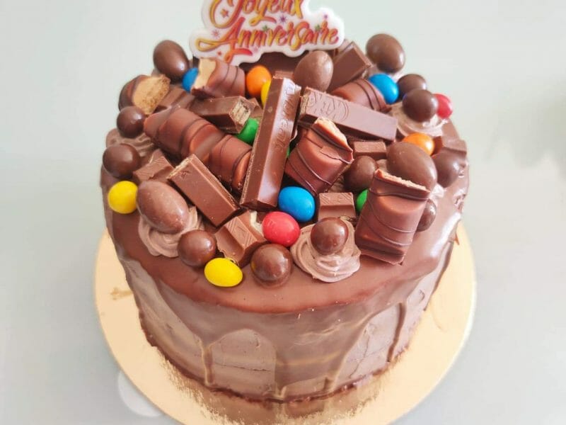 Cliquez pour zoomer ! Layer cake Kinder Bueno Thermomix par manong27