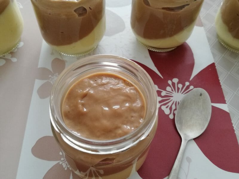 Cliquez pour zoomer ! Crème dessert au deux saveurs Thermomix par laetiajn