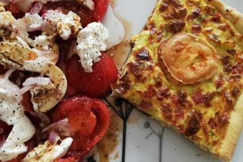 Cliquez pour zoomer ! Tarte courgette, jambon & chèvre Thermomix par laetiajn
