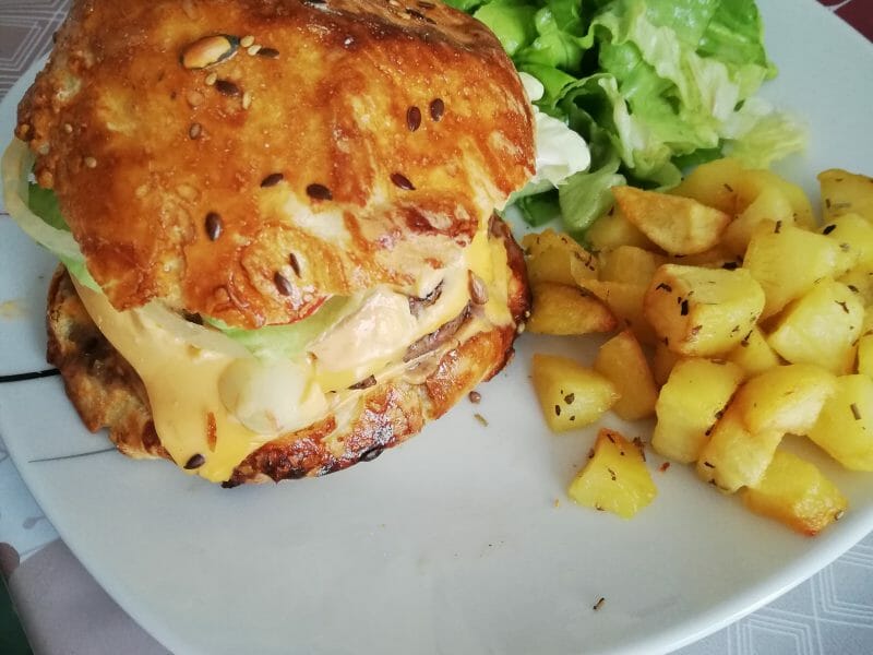 Cliquez pour zoomer ! Pains hamburger Thermomix par laetiajn