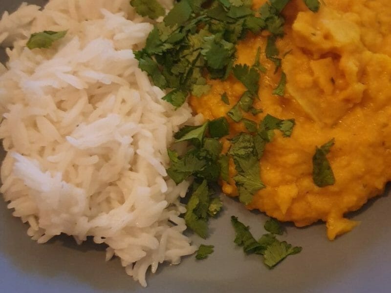 Cliquez pour zoomer ! Dhal de patate douce et de lentilles corail Thermomix par meguie