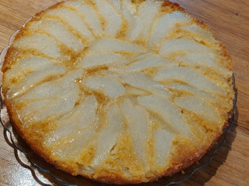 Cliquez pour zoomer ! Gâteau renversé aux poires Thermomix par mathildejun