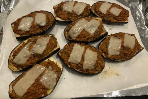 Cliquez pour zoomer ! Aubergines farcies au thon Thermomix par laeti33370